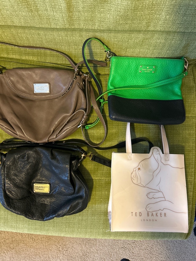 4 Designer Bags: Marc Jacobs, Kate Spade, Ted Baker