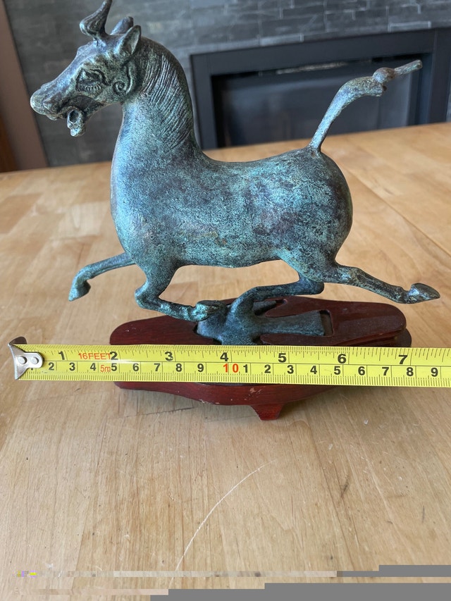 Bronze Flying Horse of Gansu Oriental Statue - photo 5