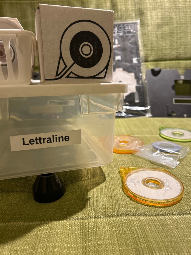 Lettraline Tape Lot for Drafting