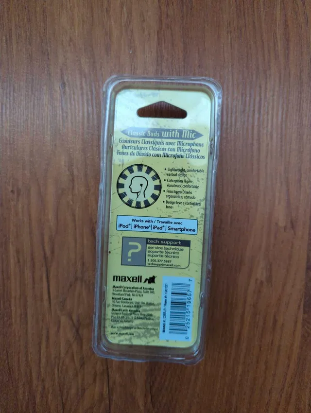 Maxell Classic Buds with Mic image indicator(2)