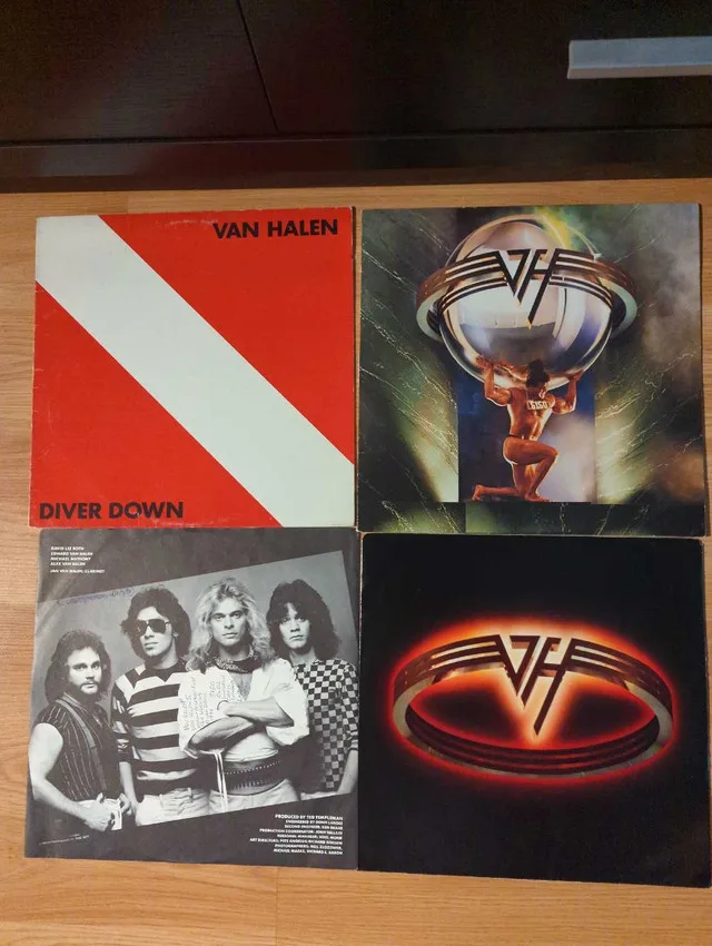 Vintage Van Halen Vinyl Records thumbnail