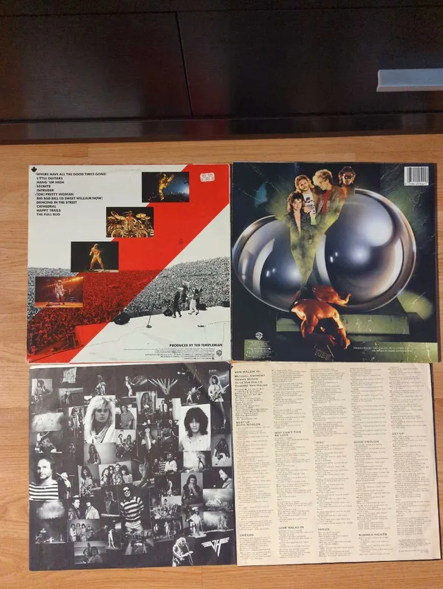 Vintage Van Halen Vinyl Records image indicator(2)