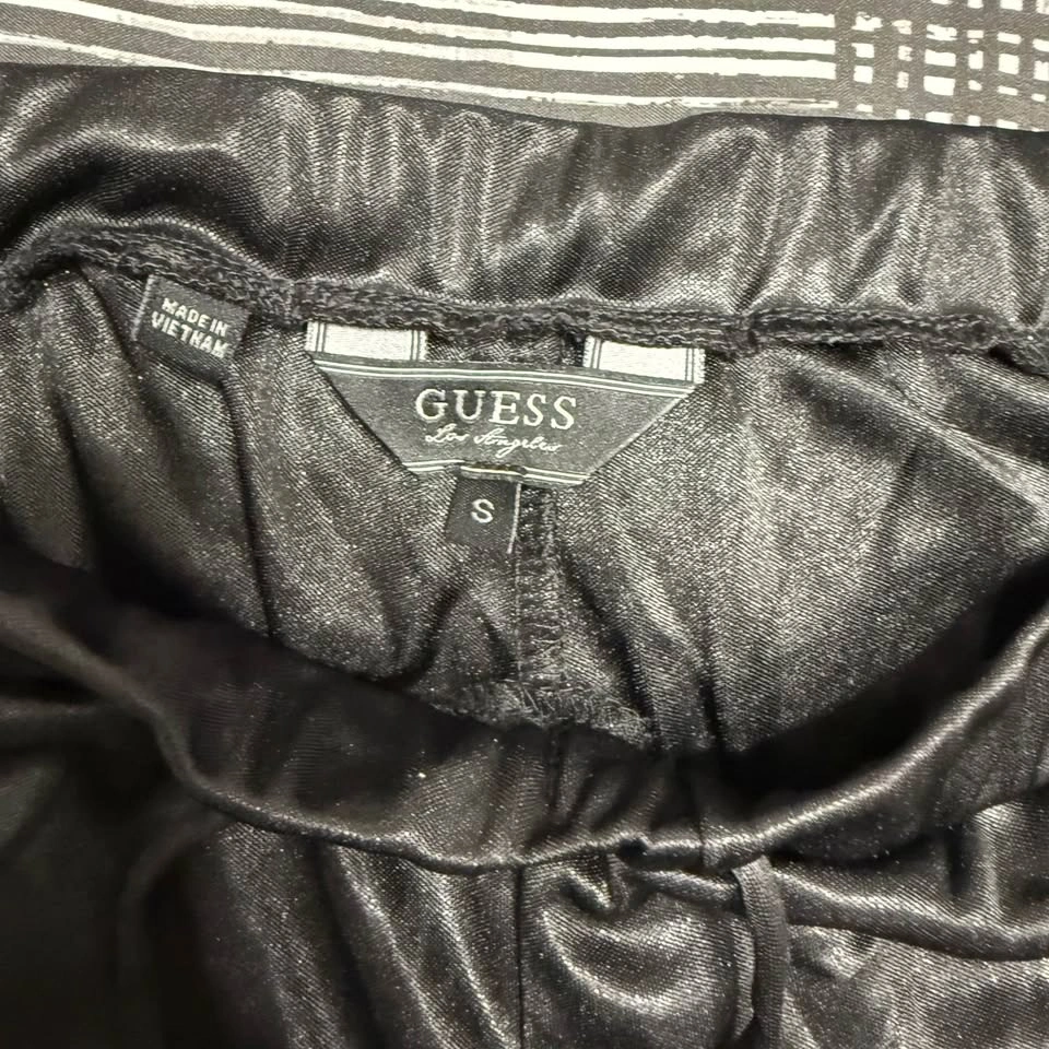 Guess Black Satin Athletic Shorts - photo 2