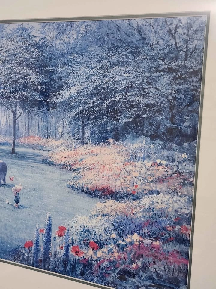 Vintage Disney Gallery "From Pooh's Garden" Framed Peter Ellensh - photo 5