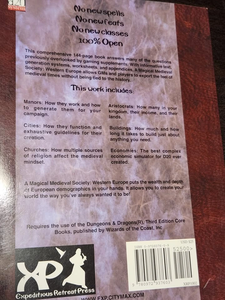 A Magical Medieval Society: Western Europe - DND 5E - photo 2