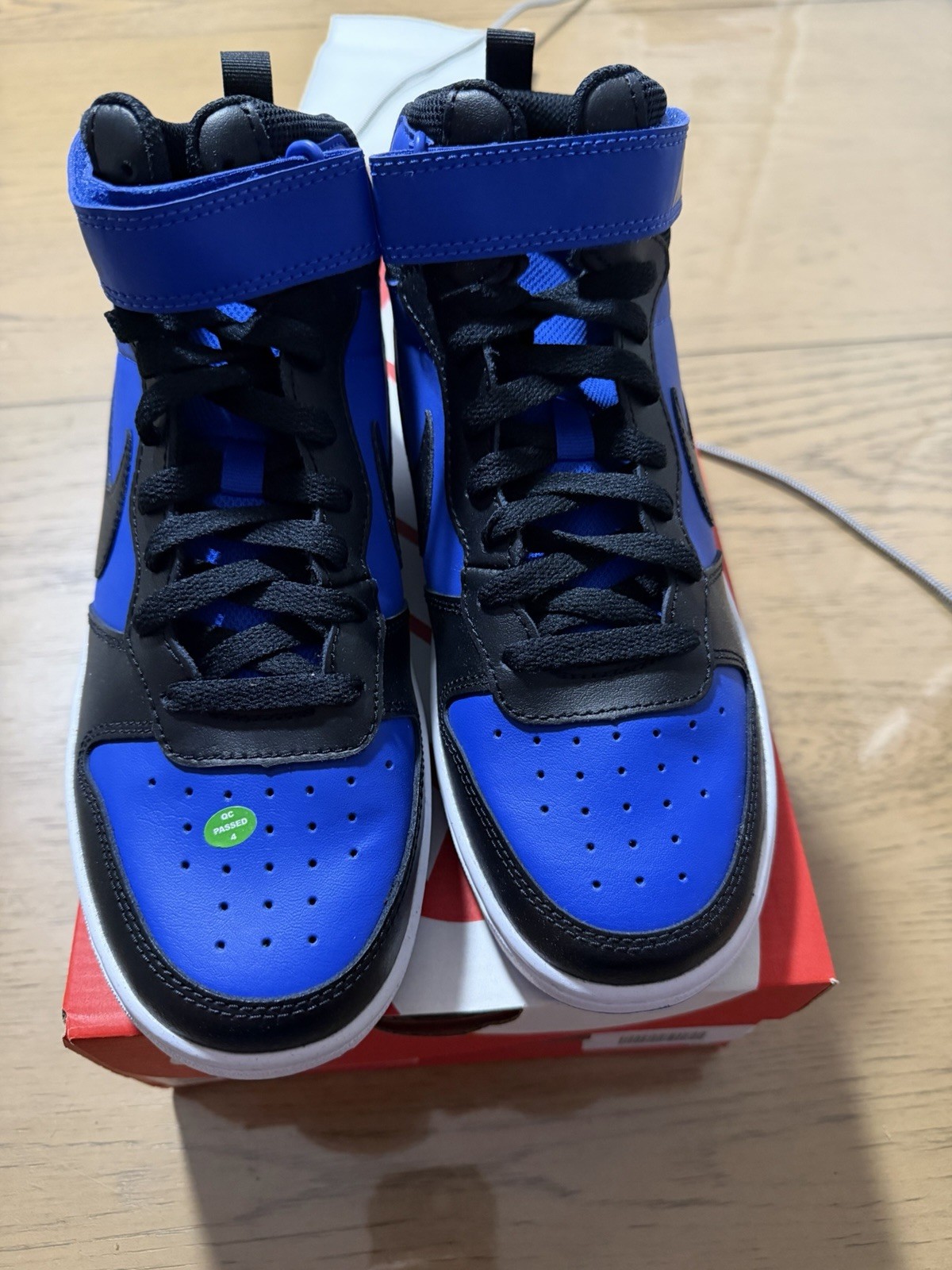 Nike Court Borough Mid 2 (GS) Blue/Black Sneakers Kids US 7Y