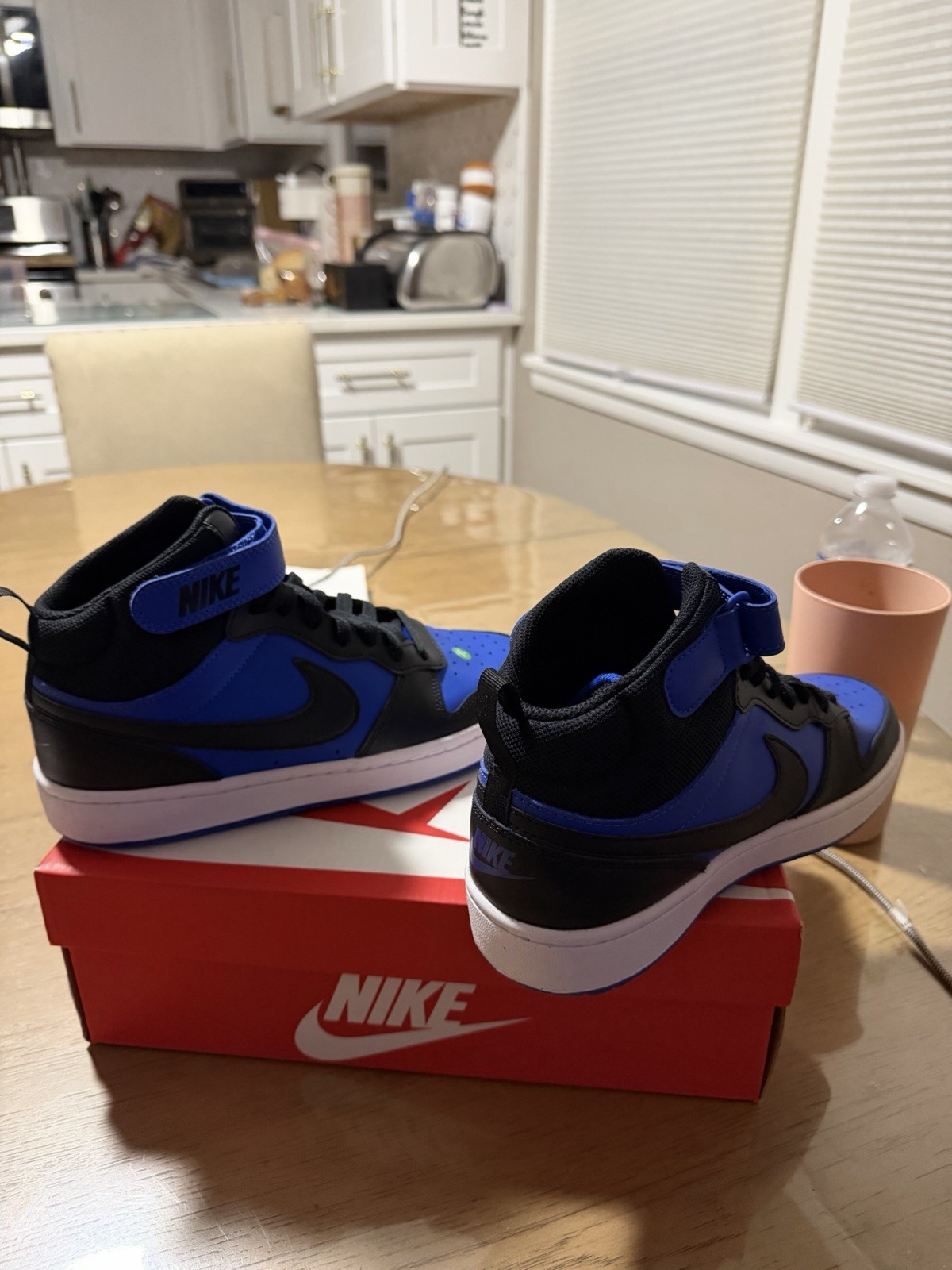Nike Court Borough Mid 2 (GS) Blue/Black Sneakers Kids US 7Y - photo 4