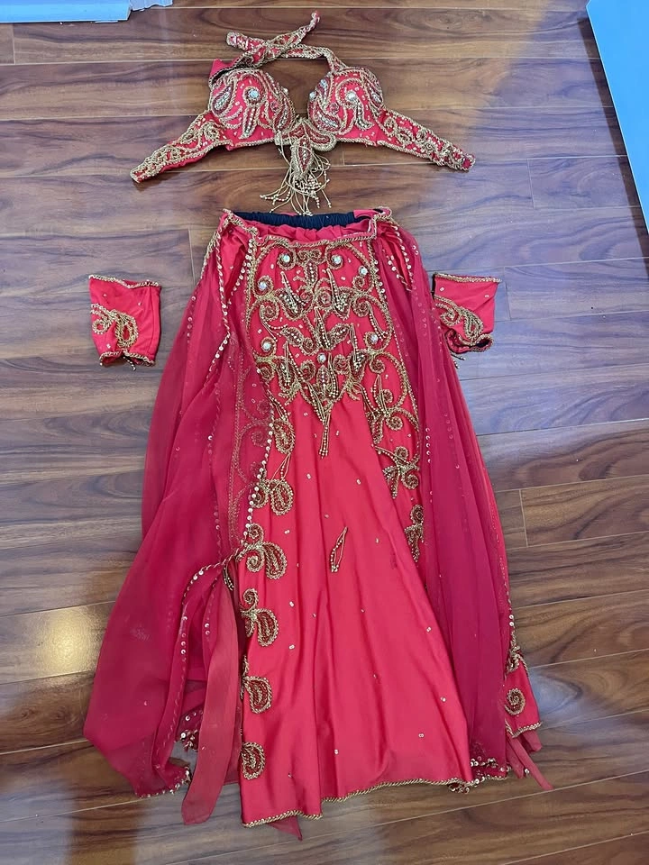 Pro Bellydance Costume - Red