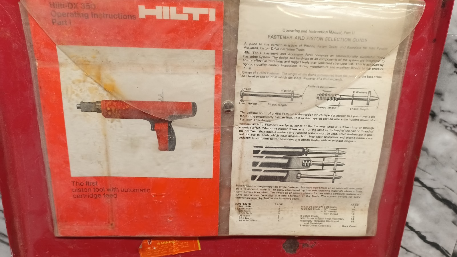Hilti DX-350 Powder-Actuated Tool - Black/Red - photo 3