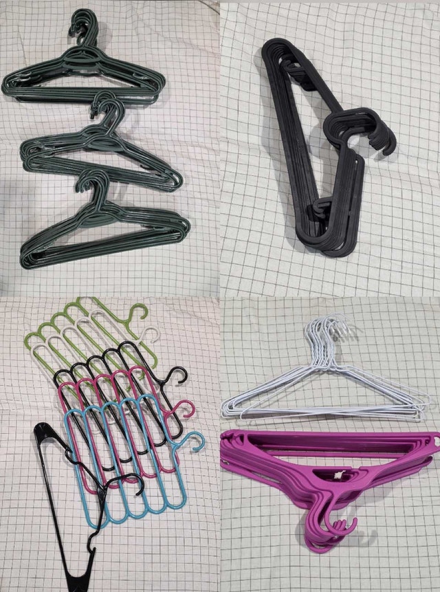 Multi color hangers