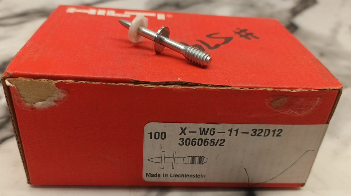 Hilti X-W6-11-32D12 Threaded Studs - Box of 100