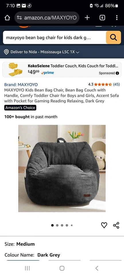 bean bag chair for kids