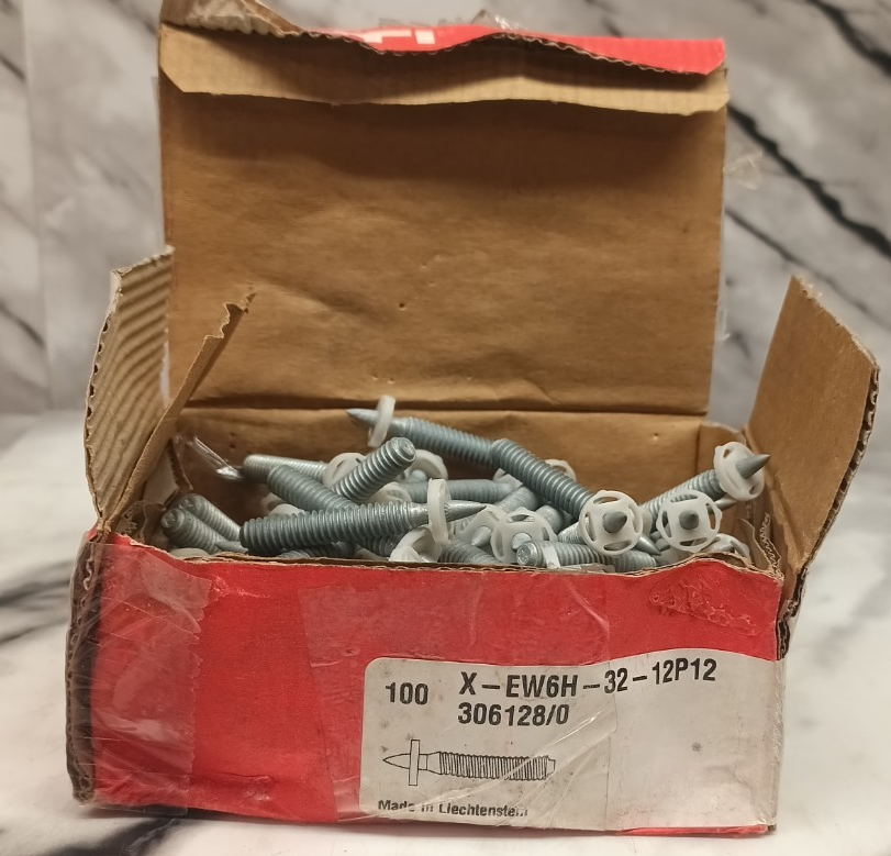 Hilti X-EW6H-32-12 P12 Threaded Stud 306128/0 - 100 COUNT - photo 3