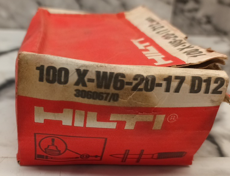 Hilti X-W6-20-17 D12 Box of 100 (Opened Old Stock) - photo 5
