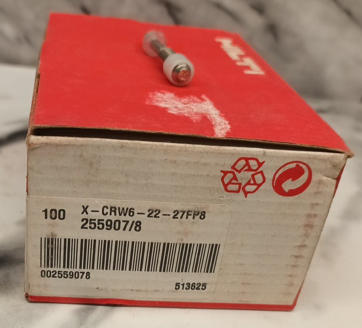 HILTI X-CRW6-22-27FP8 Stainless Stud 255907/8 100 in Box - photo 2