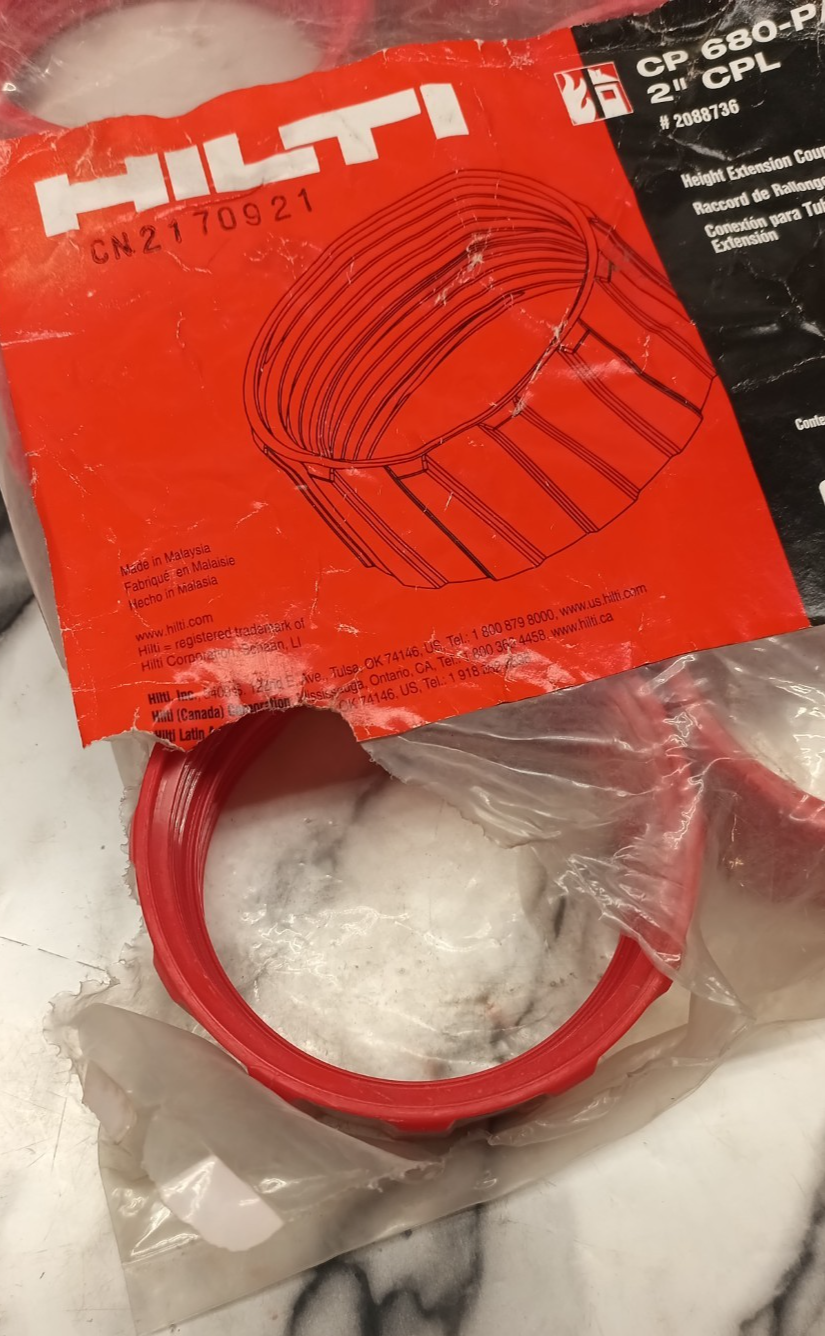 10 Hilti CP 680-P/M 2" CPL Height Extension Couplings - OPENED P - photo 3