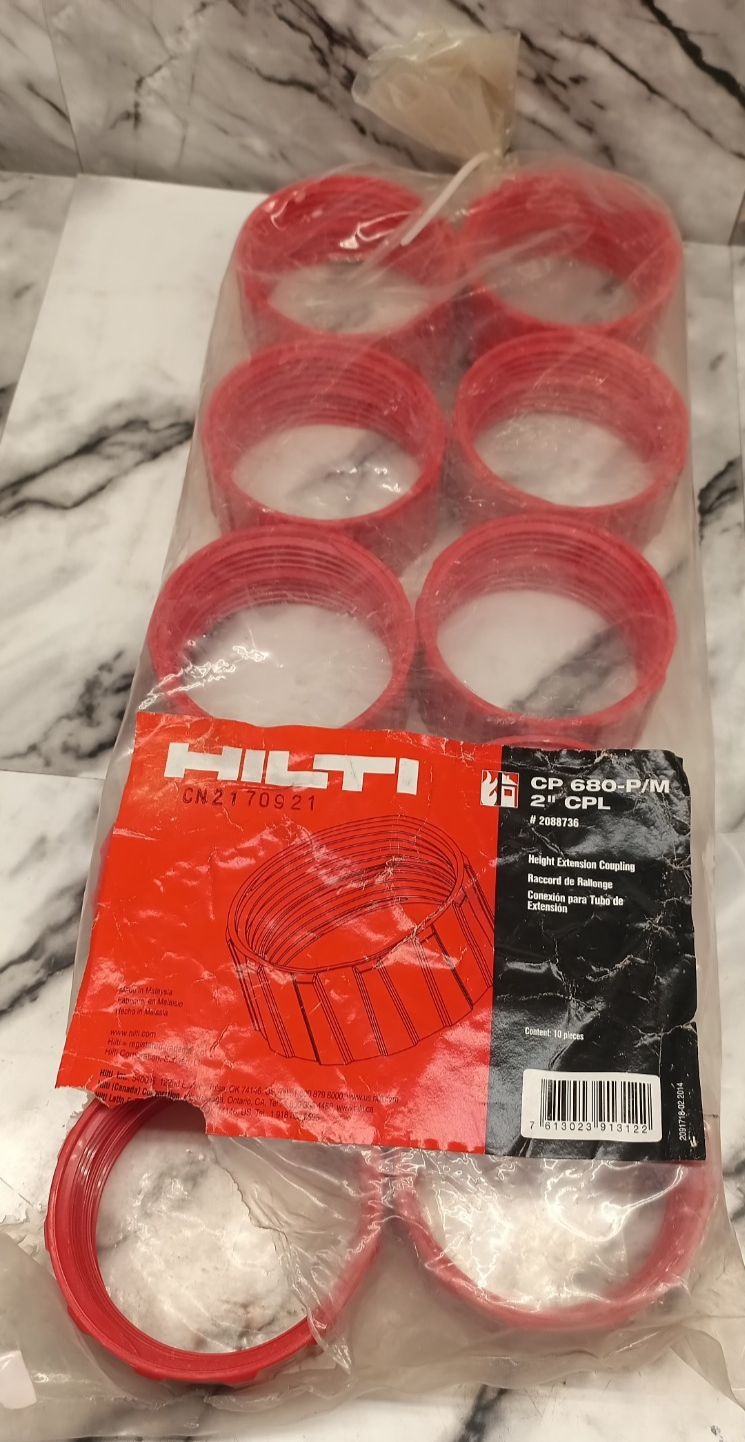 10 Hilti CP 680-P/M 2" CPL Height Extension Couplings - OPENED P - photo 4