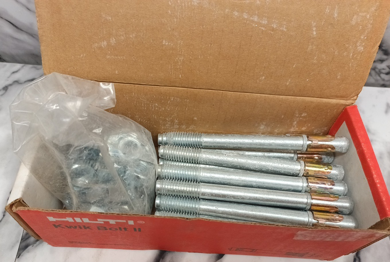 Hilti Kwik Bolt II Wedge Anchors - 1/2" x 5-1/2", 25 pcs - photo 3