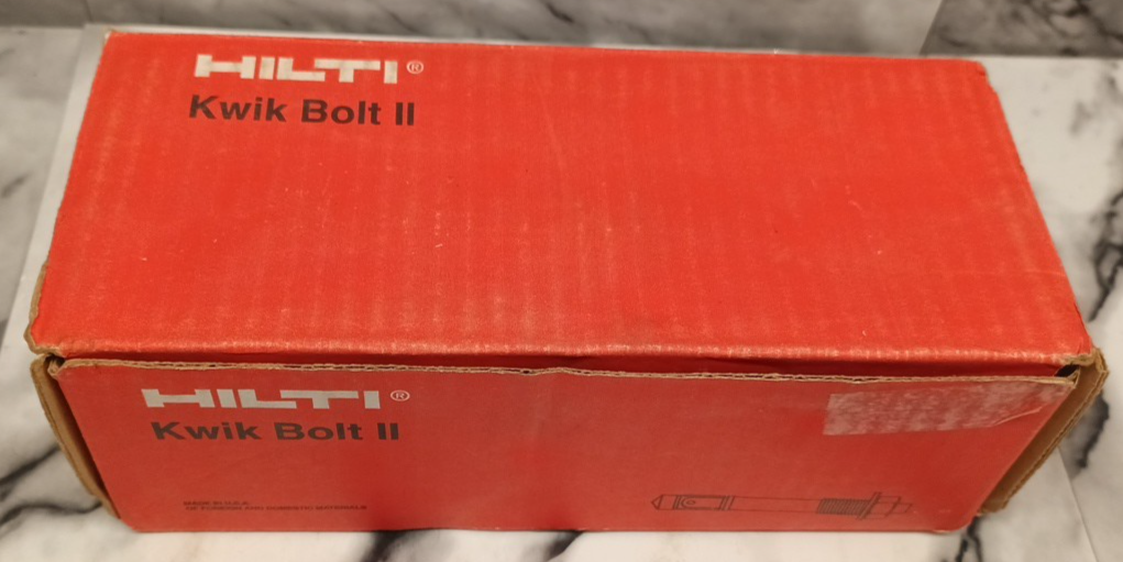 Hilti Kwik Bolt II Wedge Anchors - 1/2" x 5-1/2", 25 pcs - photo 4