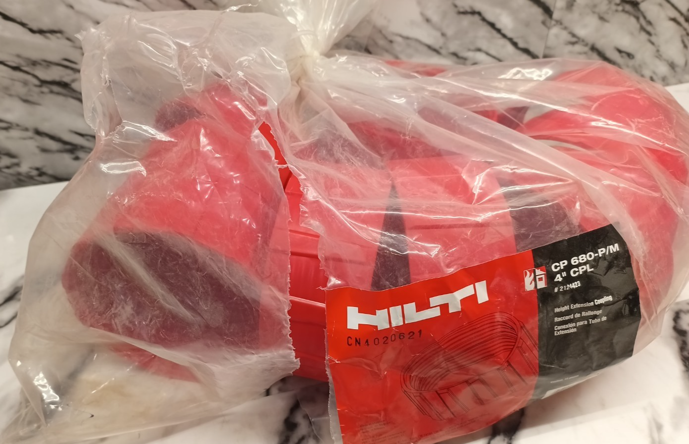Lot of 10 Hilti CP 680-P/M 4" Height Extension Couplings - photo 3