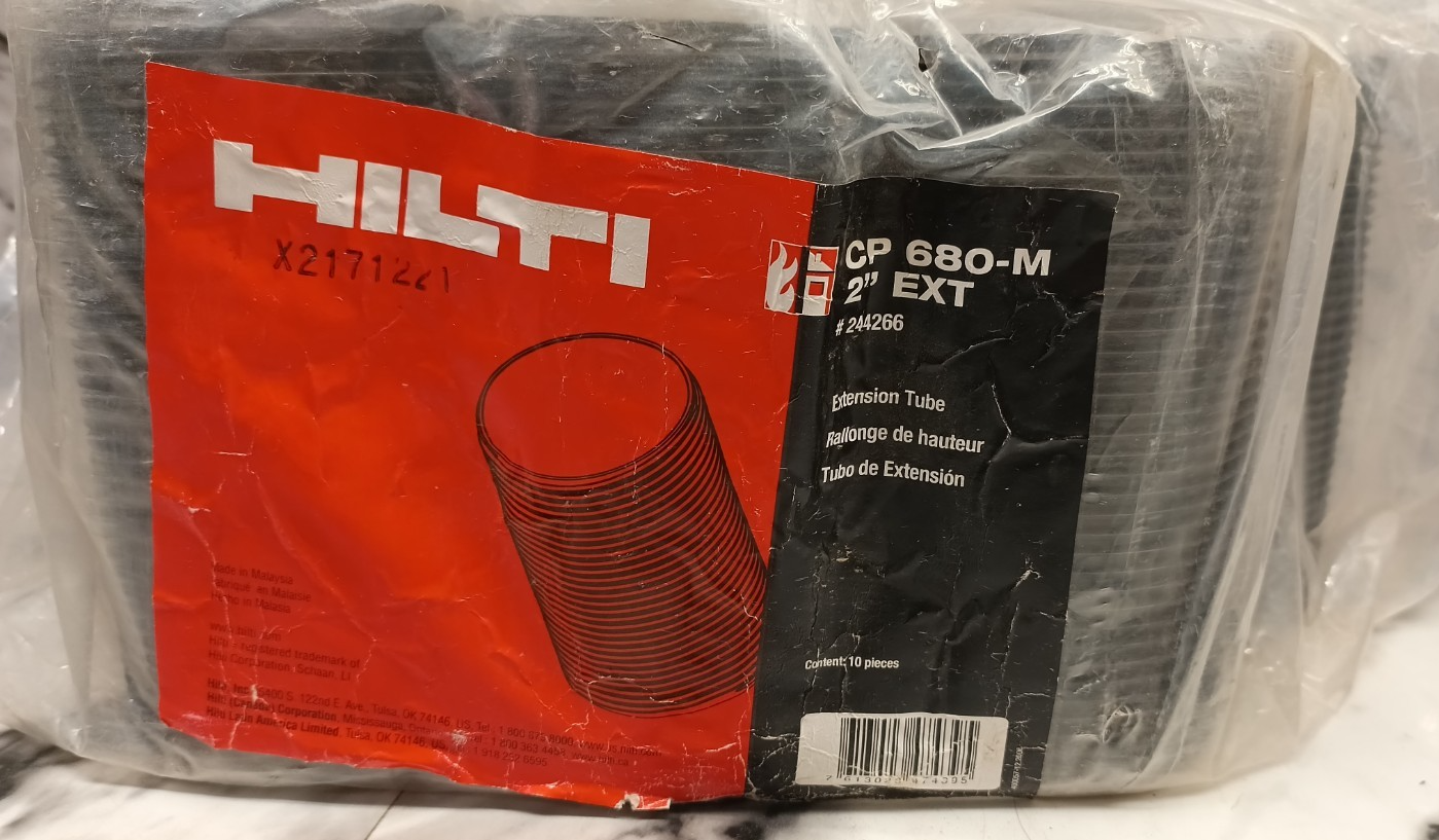 HILTI CP-680-M-2" Extension Tubing Black Pack of 10