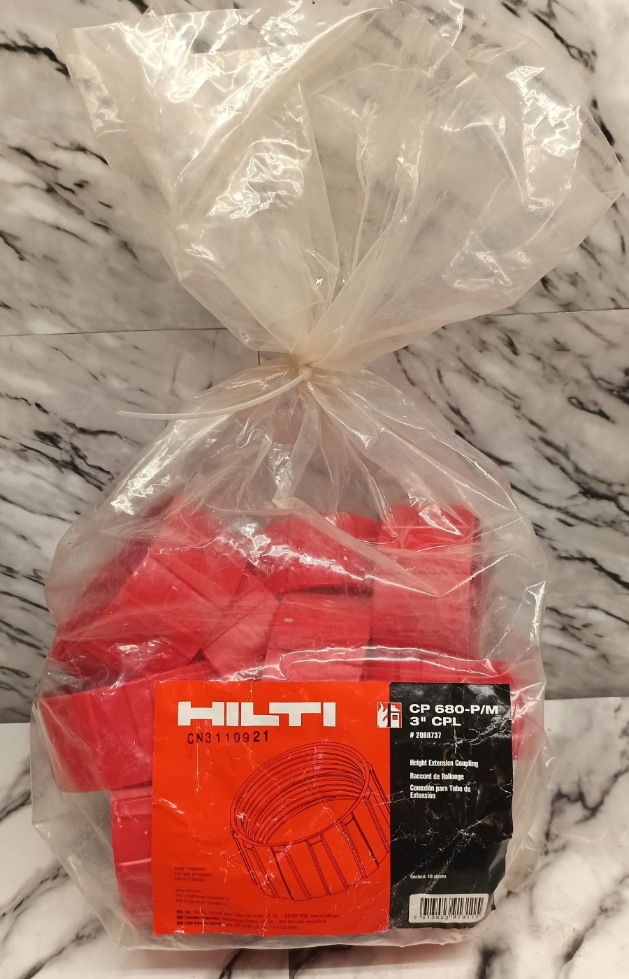 Hilti CP 680-P/M Height Extension Coupling - Pack of 10