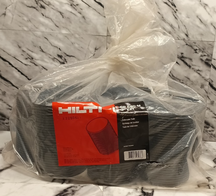Hilti 10 Pack CP-680-M 3" Extension Tubes (Open Box)