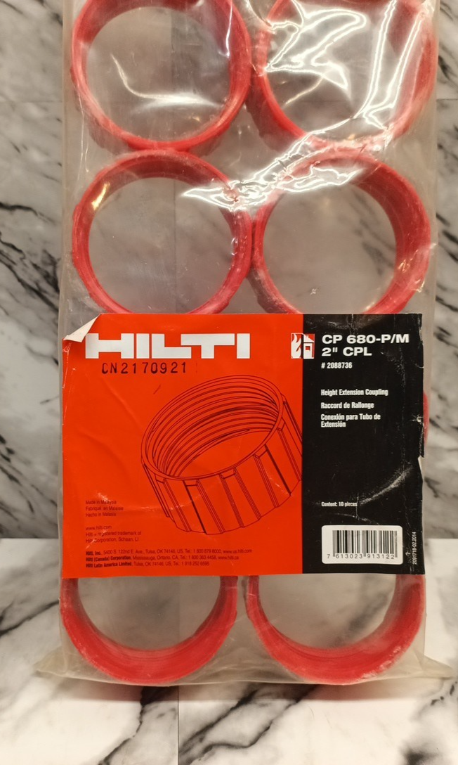 10 Hilti CP 680-P/M 2" CPL Height Extension Couplings - photo 3