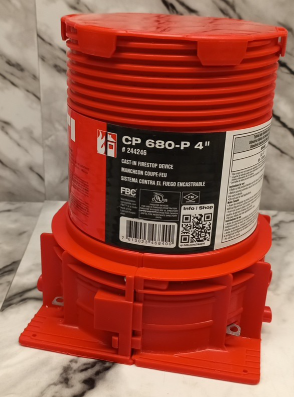HILTI CP 680-P 4" Cast in Fire Stop Device - 244246 - photo 5