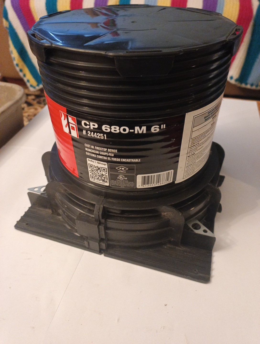 HILTI CP 680-M 6" (244251) Cast In Fire Stop Device