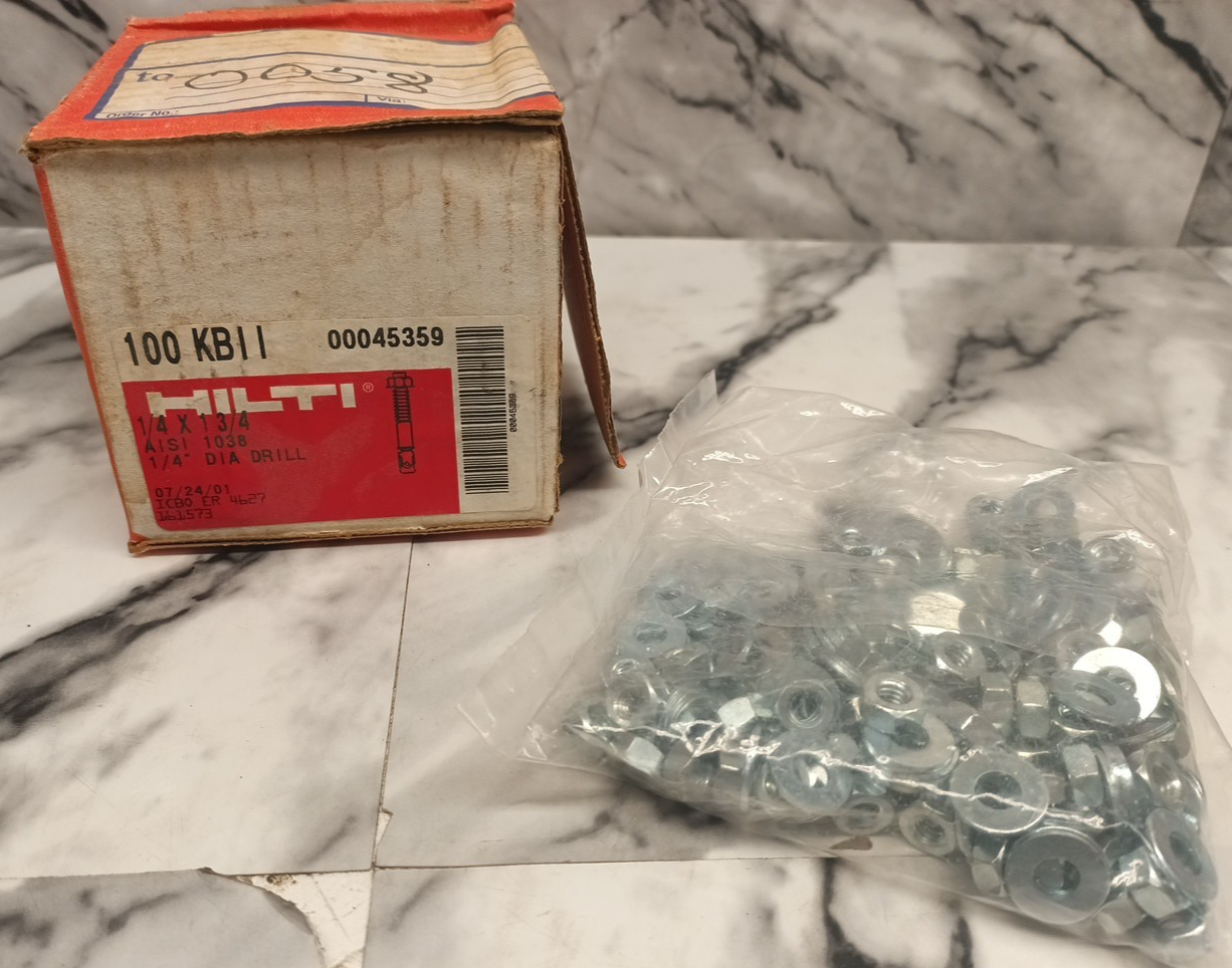 Hilti Kwik Bolt II Drill Anchors - Box of 100 - photo 2
