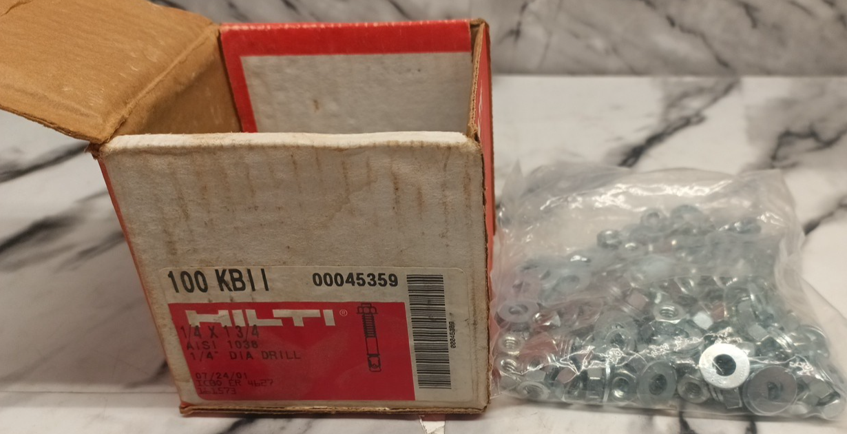 Hilti Kwik Bolt II Drill Anchors - Box of 100 - photo 5