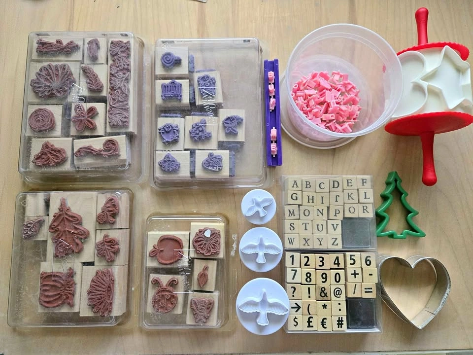 Stamps etc for crafts, pottery