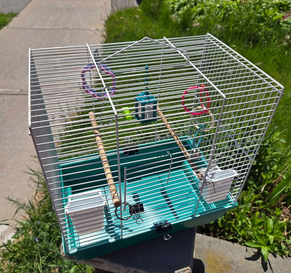 Bird cage with stand and more - photo 2