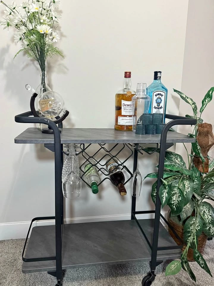 Bar Cart with wheels
