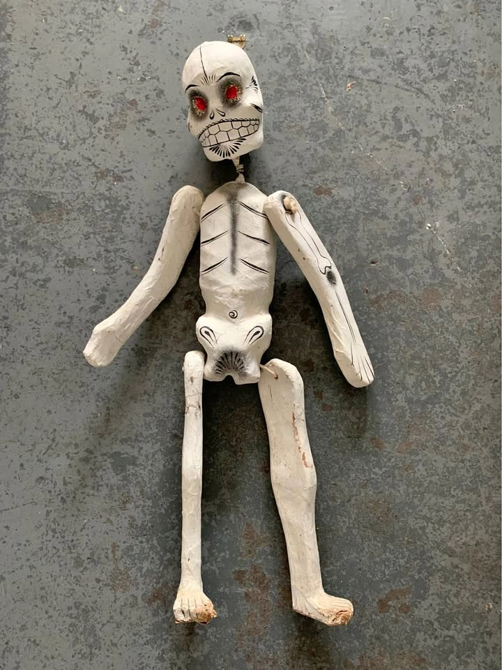 Mexican skeleton in papier mache