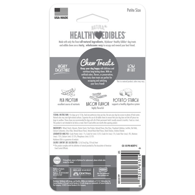 Nylabone Healthy Edibles Dog Treats, 8 pcs - photo 4