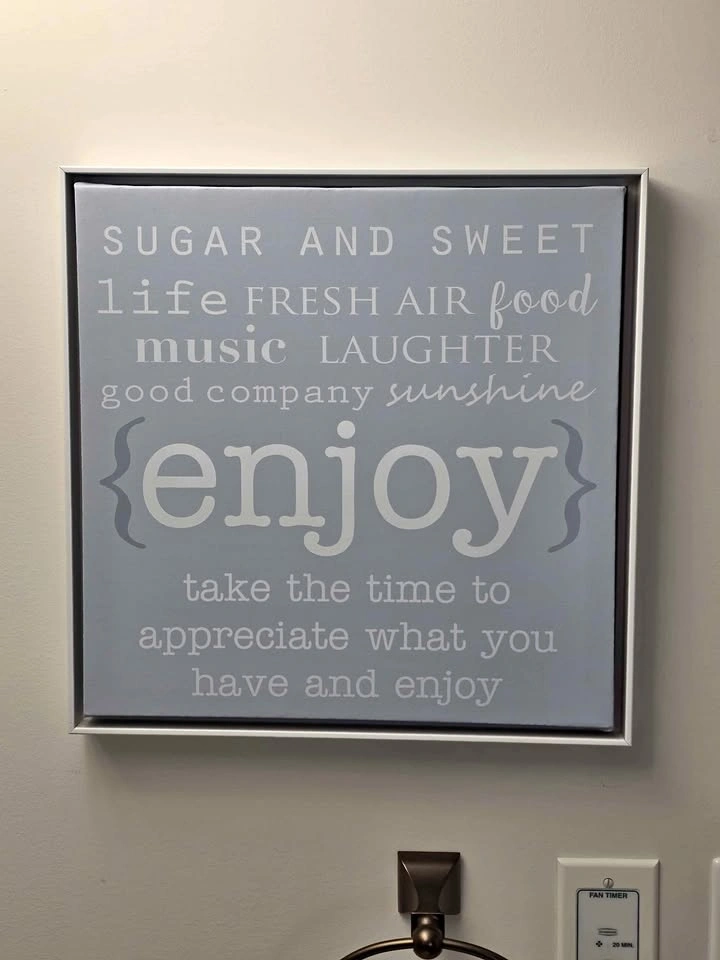 Inspiration Wall Art 15" Framed Canvas