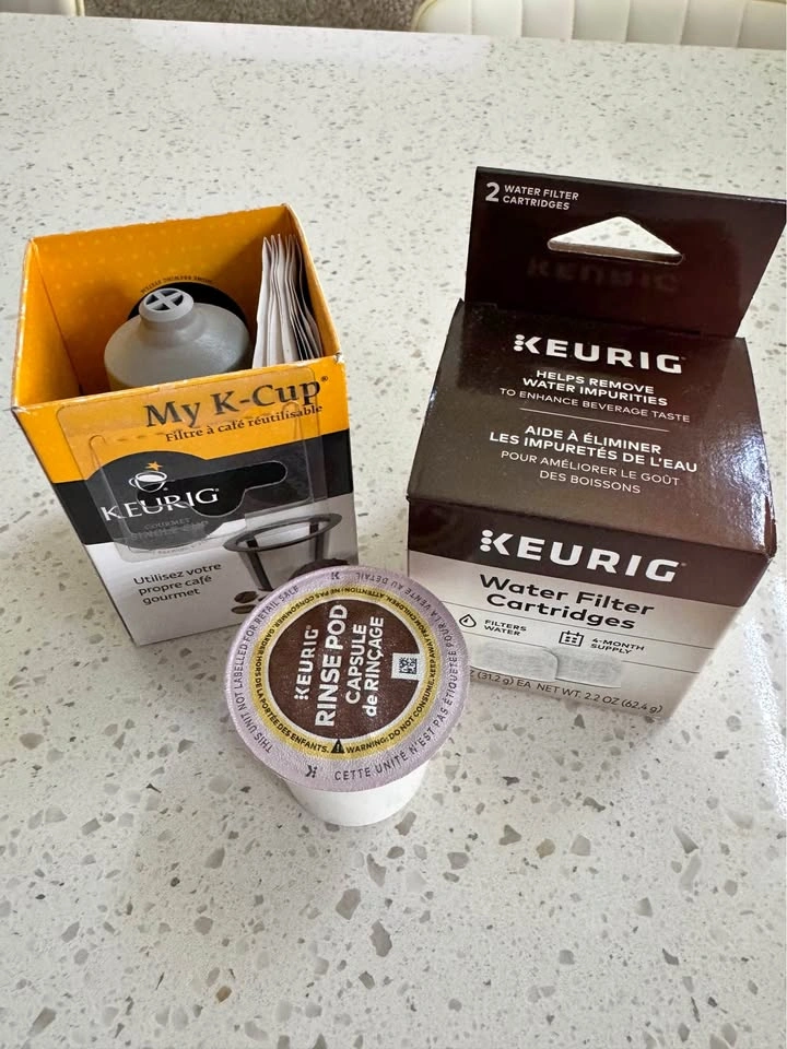 Keurig My K-Cup Reusable Filter, Water Filters, Rinse Pod
