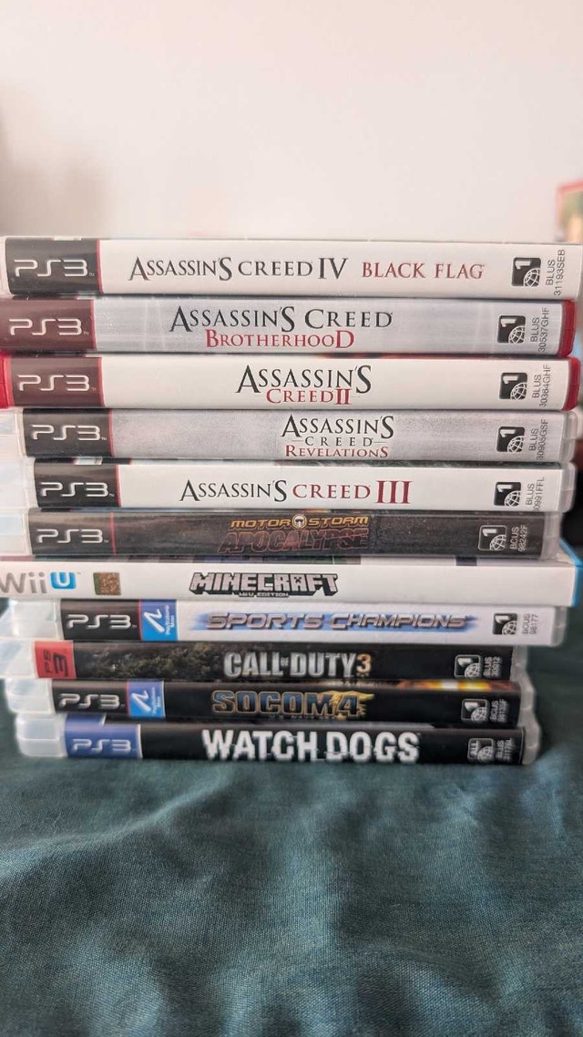 PS3 & Wii U Game Lot - 11 Games