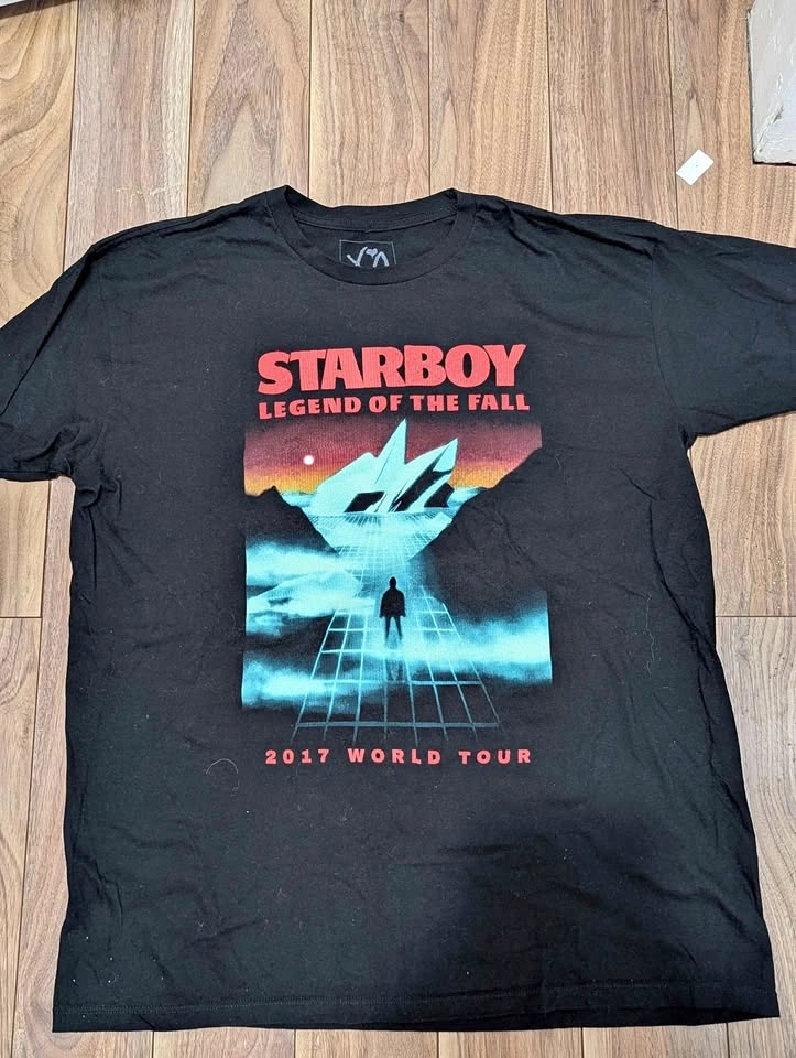 The Weeknd Starboy Legend of the Fall 2017 Tour T-Shirt XL