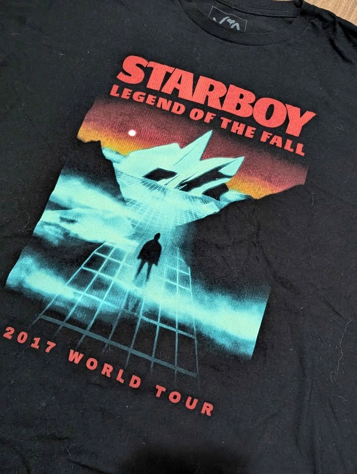 The Weeknd Starboy Legend of the Fall 2017 Tour T-Shirt XL - photo 2