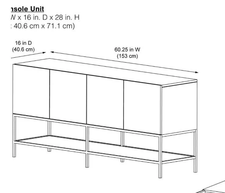 Pink marble-like credenza - photo 2