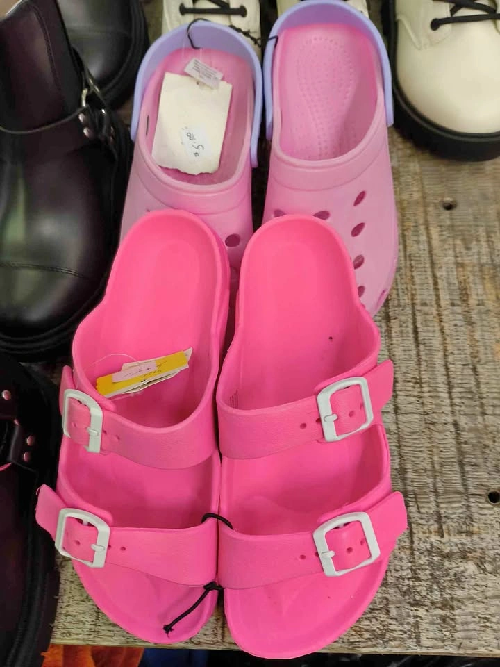 Pink Sandals and Clogs, Sizes 4/5 & 4