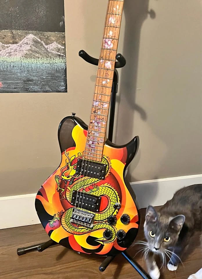 Vince Neil Washburn CUSTOM Electric Guitar