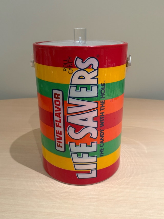 Life Savers Colorful Vintage Style Ice Bucket