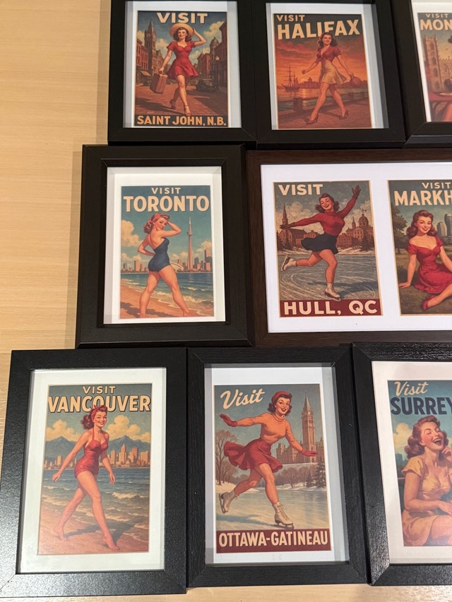 Framed Canada Travel Posters - photo 2