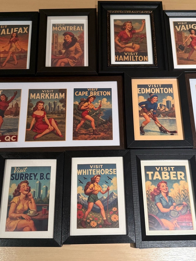 Framed Canada Travel Posters - photo 3