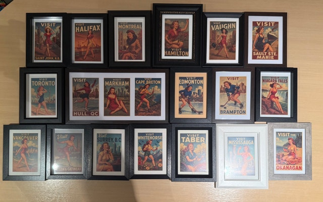 Framed Canada Travel Posters - photo 4