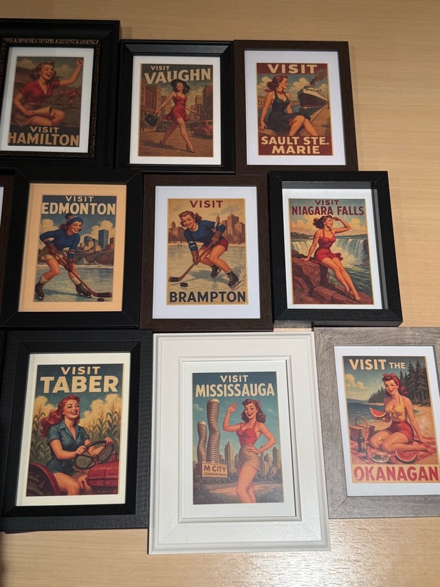 Framed Canada Travel Posters - photo 5